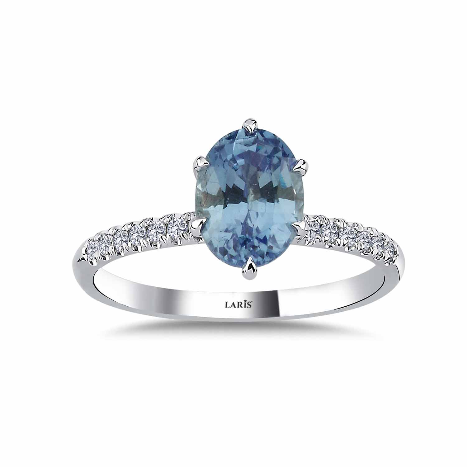 2,08 Karat Pırlanta Özel Tasarım Royale Safir Yüzük