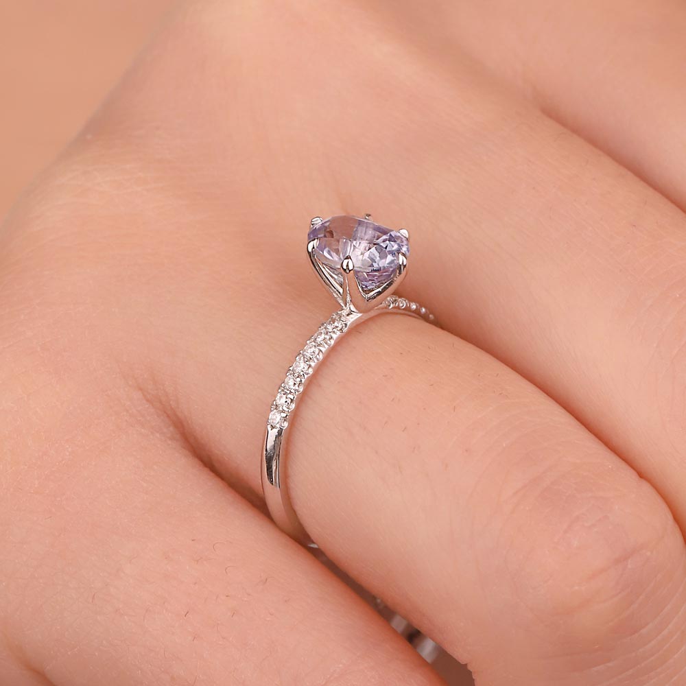 2,08 Karat Pırlanta Özel Tasarım Royale Safir Yüzük