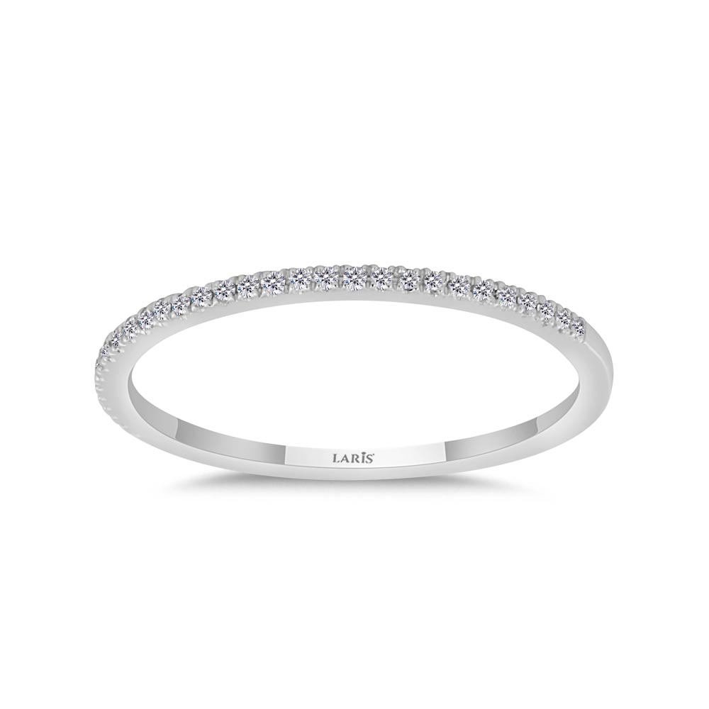 0.09 Karat Pırlanta Yarımtur Yüzük - LP12156