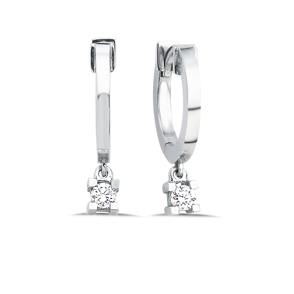 0,13 Karat Pırlanta Küpe - LP06425