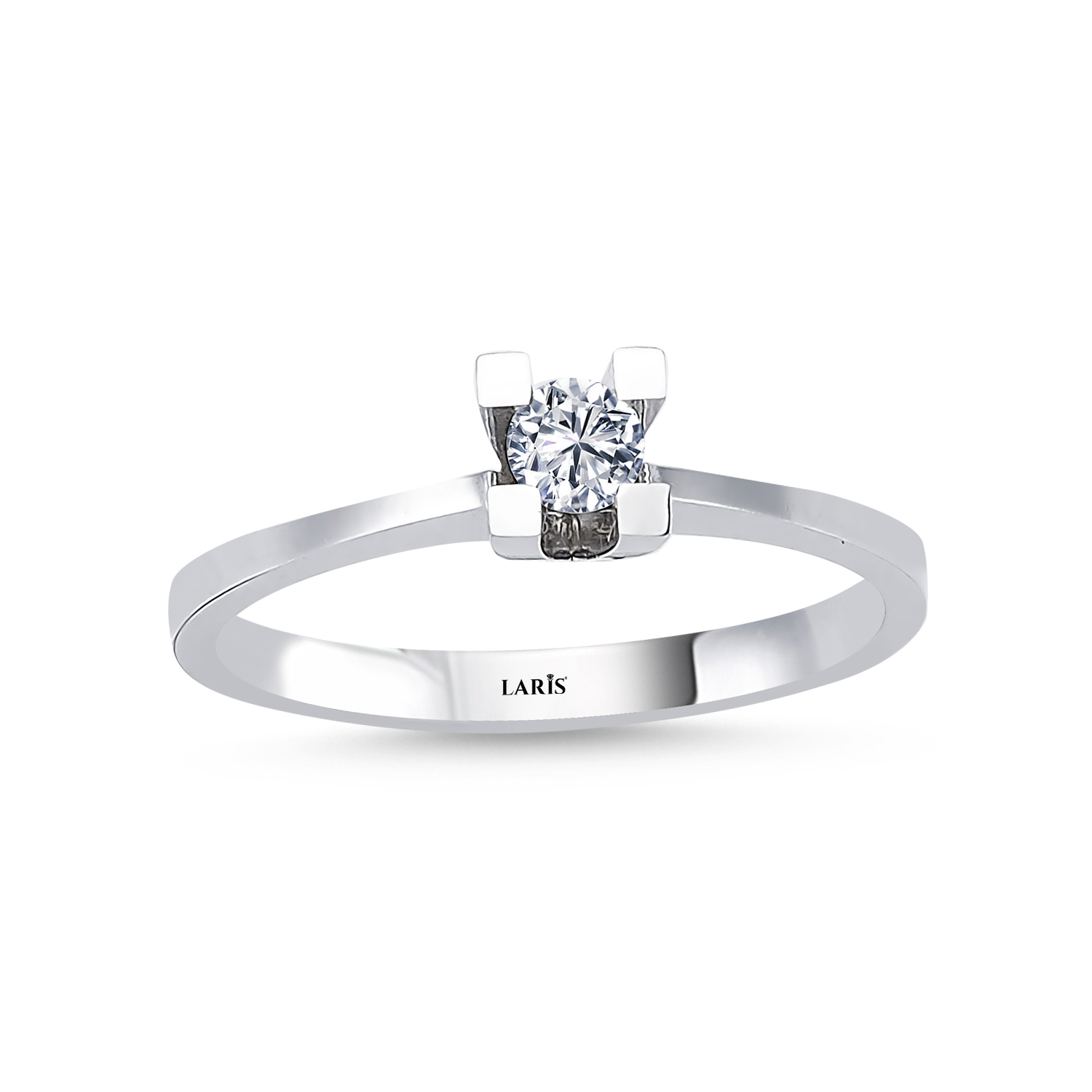 0,14 Karat Pırlanta Tektaş Yüzük - LP00243