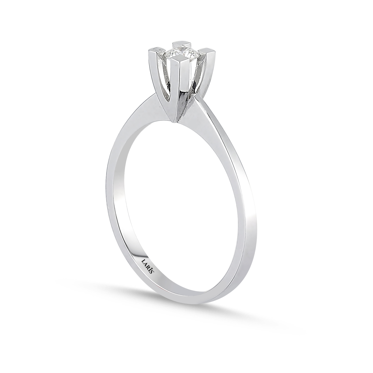 0,14 Karat Pırlanta Tektaş Yüzük - LP00243