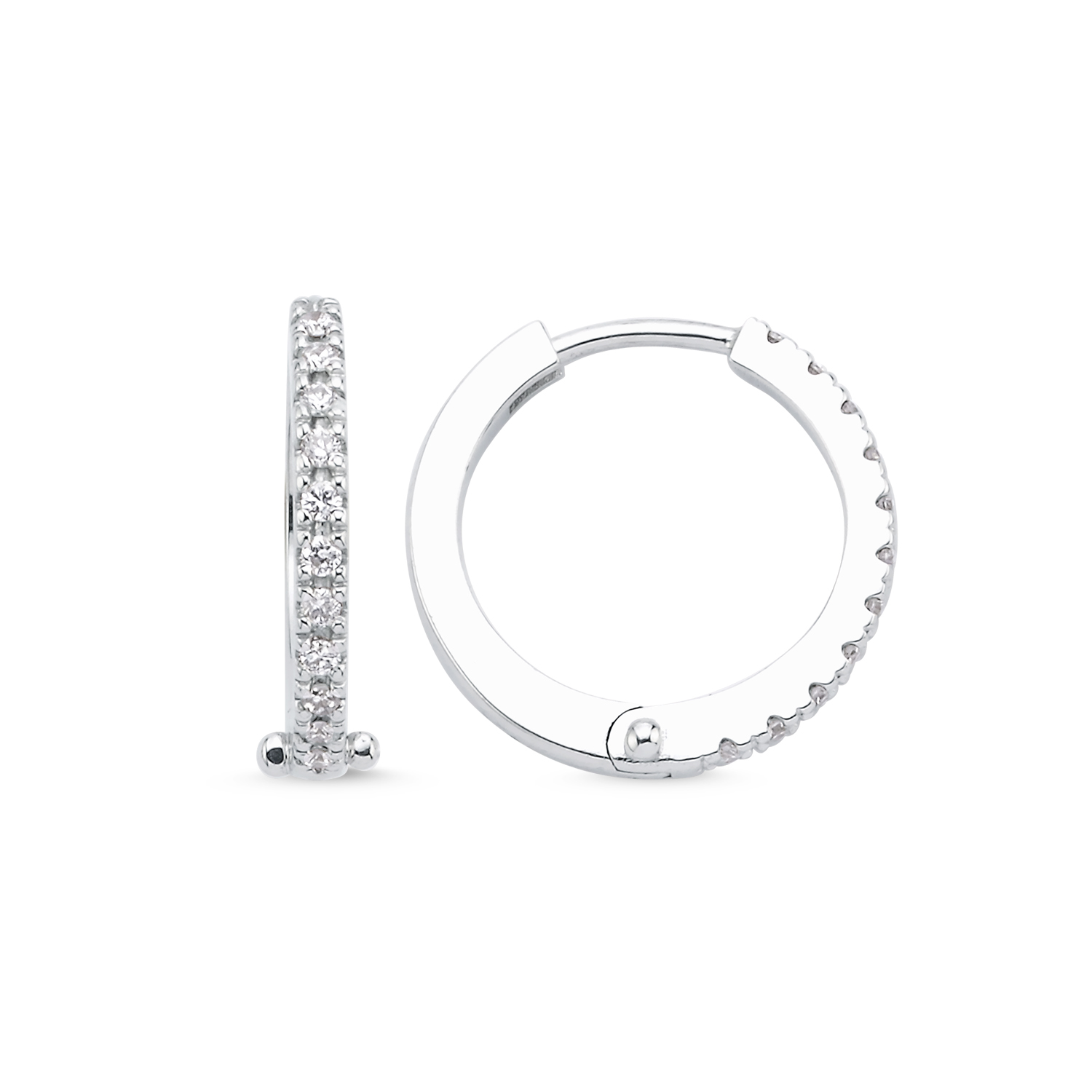 0,15 Karat Pırlanta Küpe - LP08641