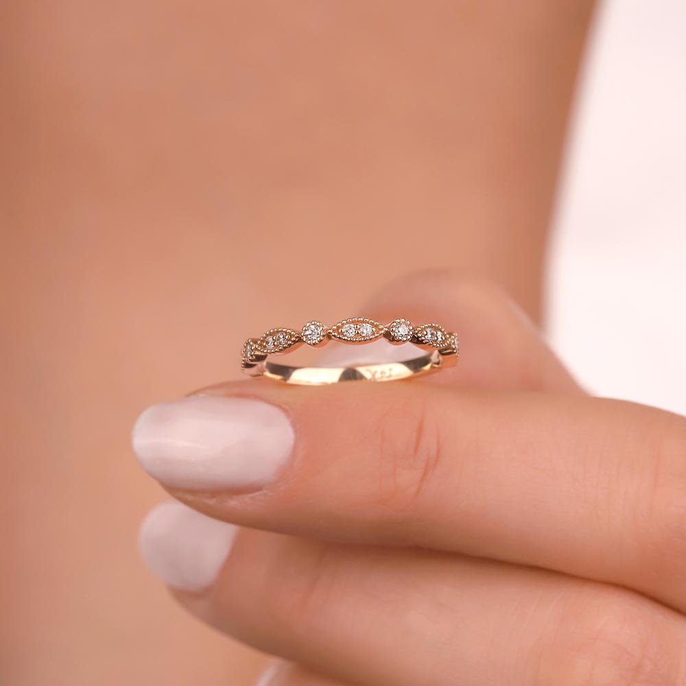 0,15 Karat Pırlanta Vintage Yarımtur - LP11148