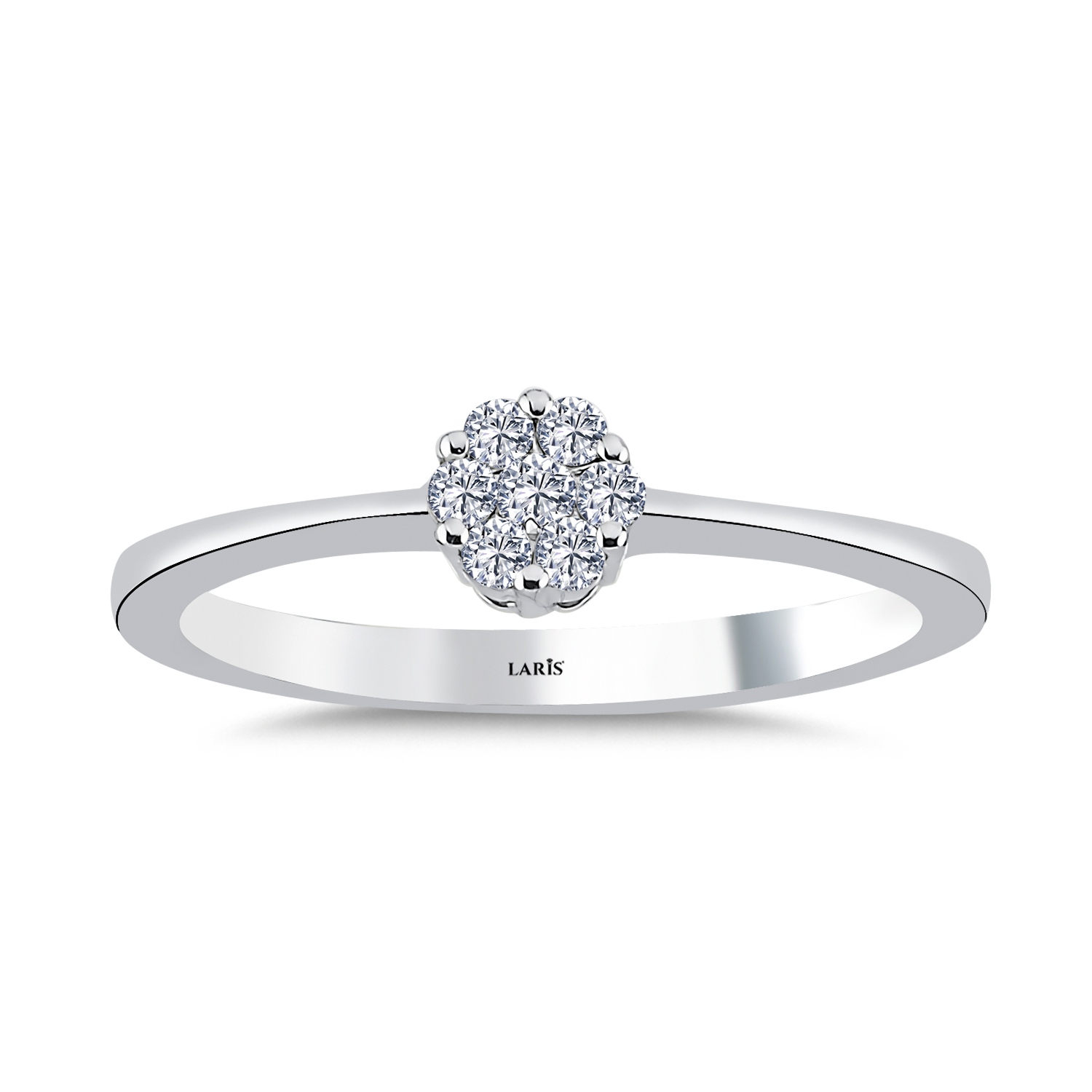 0.16 Karat Pırlanta Taşlı Coronet Yüzük - LP01512