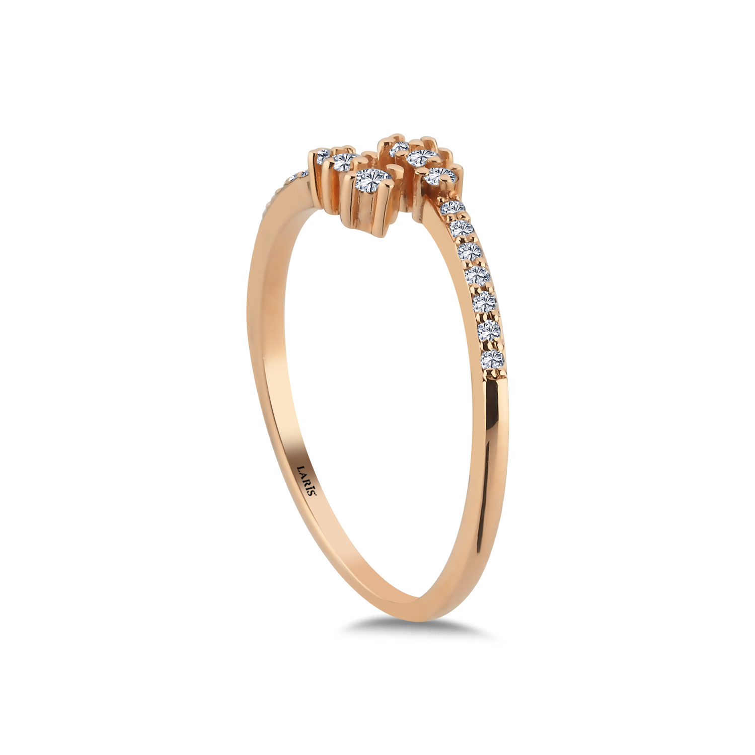 Özel Tasarım Yüzükler 0,17 Karat Pırlanta Allure Tasarım Yüzük - LP10738