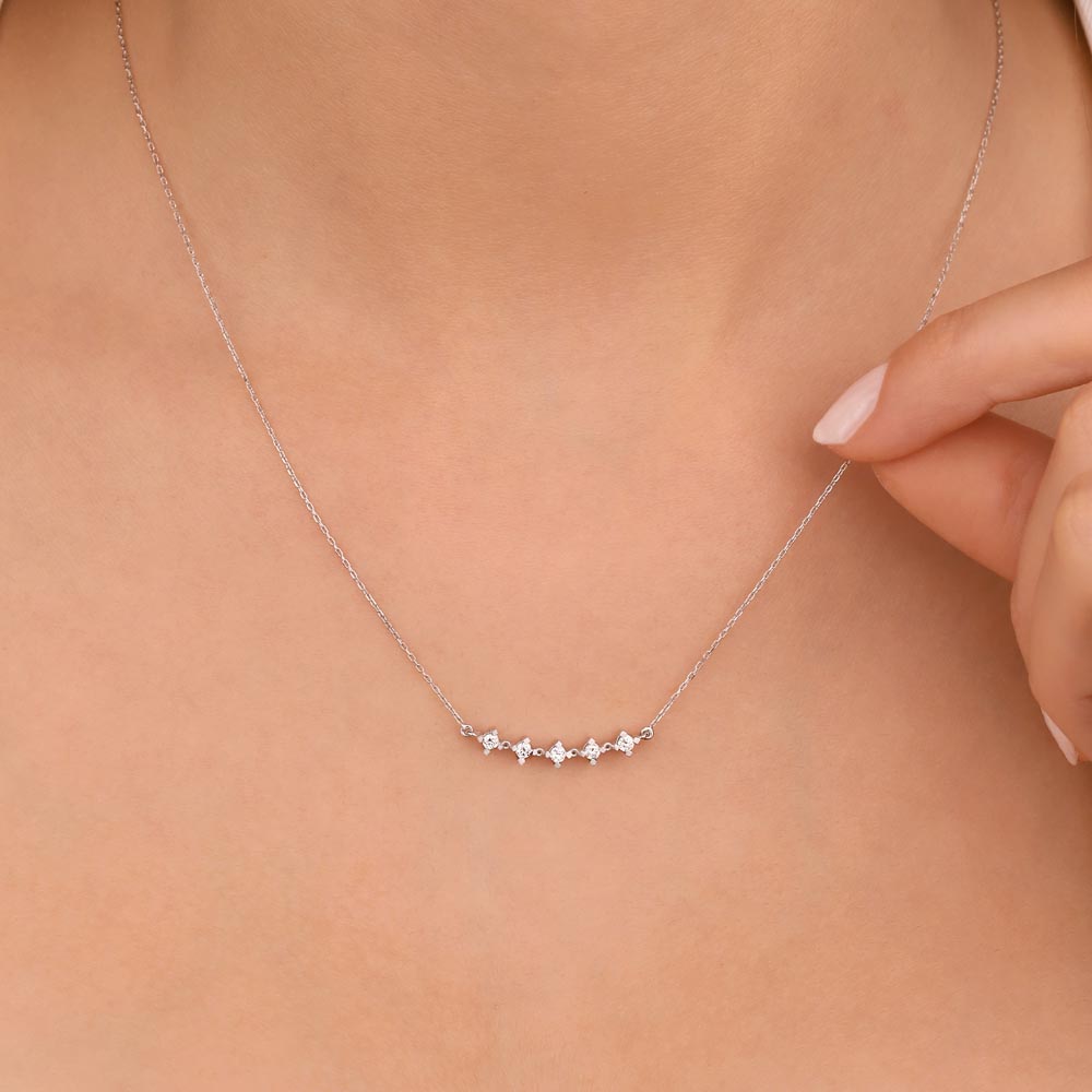 0,20 Karat Pırlanta Beştaş Kolye - LP03260