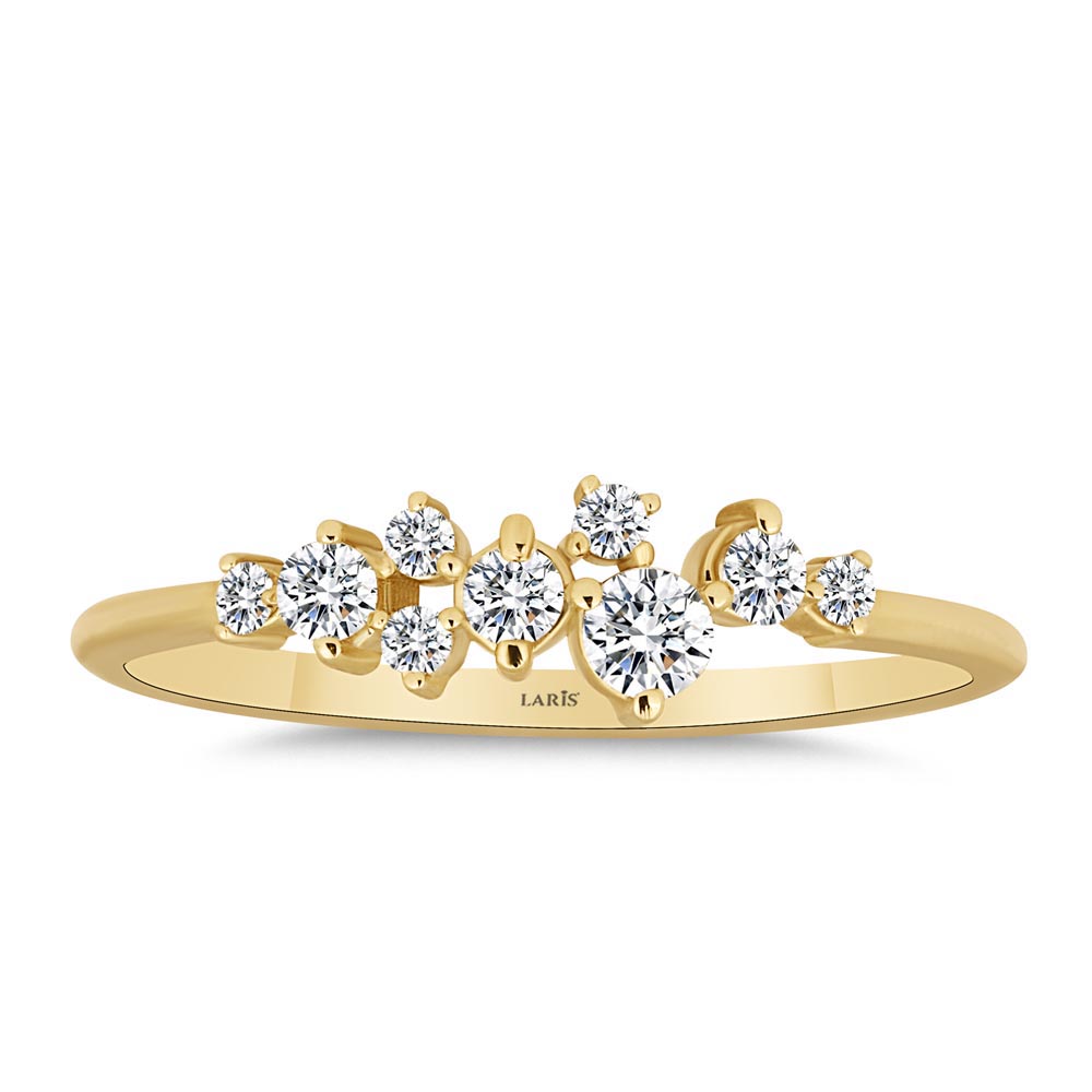 0,20 Karat Pırlanta Fantezi Yarımtur Yüzük - LP11938