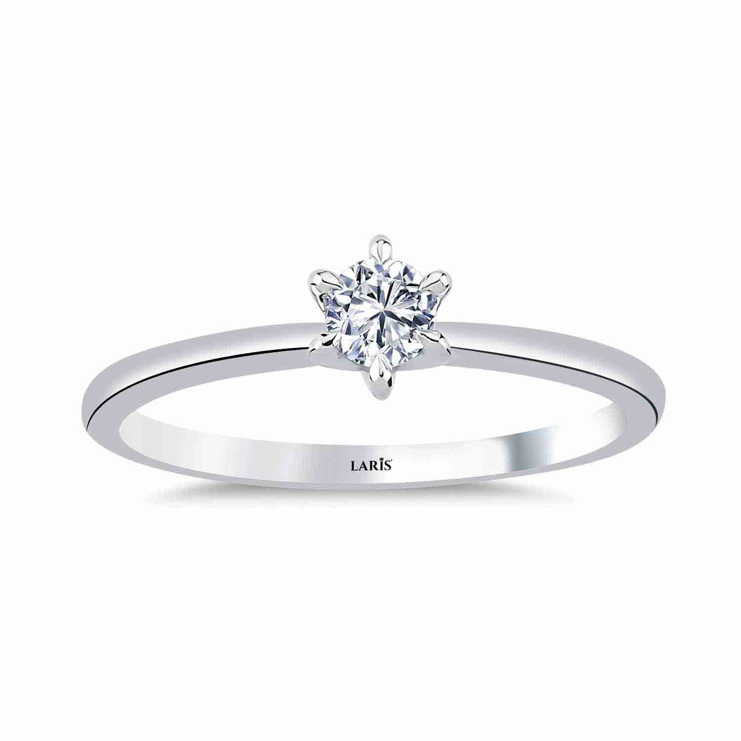 0,20 Karat Pırlanta Tiffany Tektaş Yüzük - LP04741