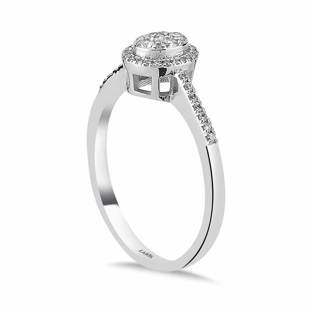 0,21 Karat Pırlanta Coronet Yüzük - LP05669