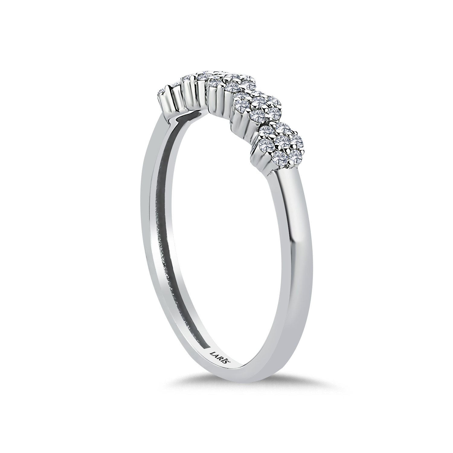 0,23 Karat Pırlanta Beştaş Coronet Yüzük - LP07558