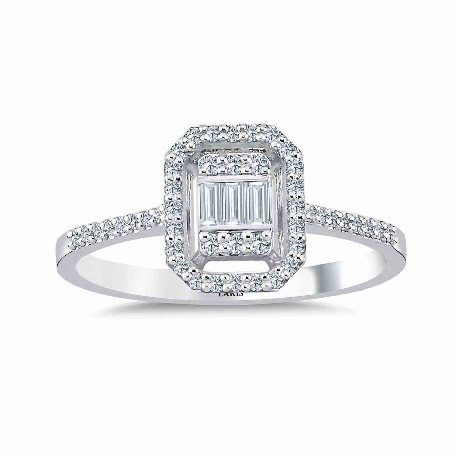 0,25 Karat Pırlanta Elysia Baget Yüzük - LP11864