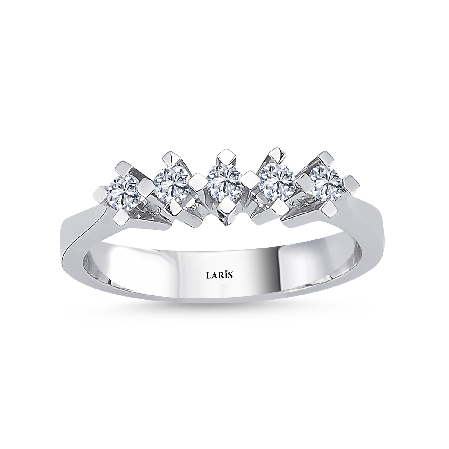 0,25 Karat Pırlanta Kare Tırnak Beştaş Yüzük - LP05060