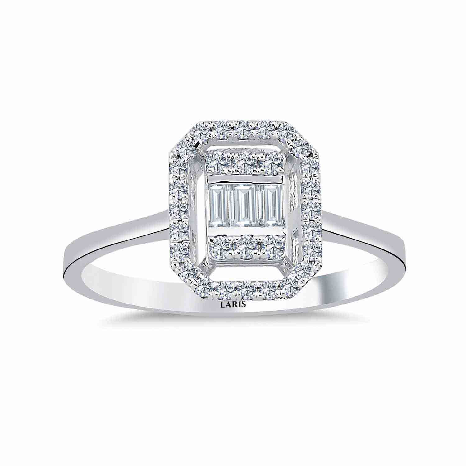 0,26 Karat Pırlanta Elysia Baget Yüzük - LP11872