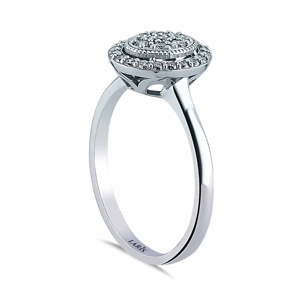 0,26 Karat Pırlanta Oval Coronet Yüzük - LP06059