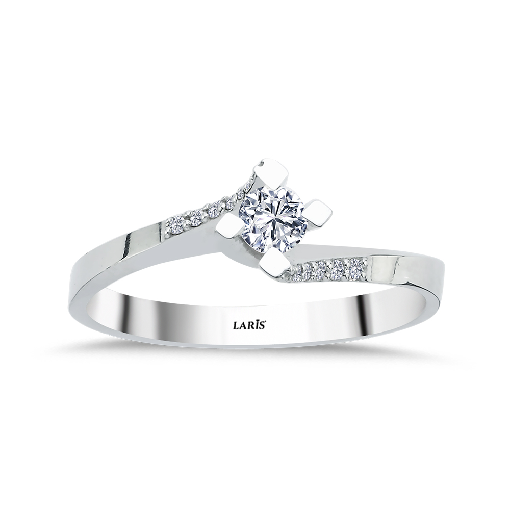 Özel Tasarım Yüzükler 0,26 Karat Pırlanta Yüzük - LP11910