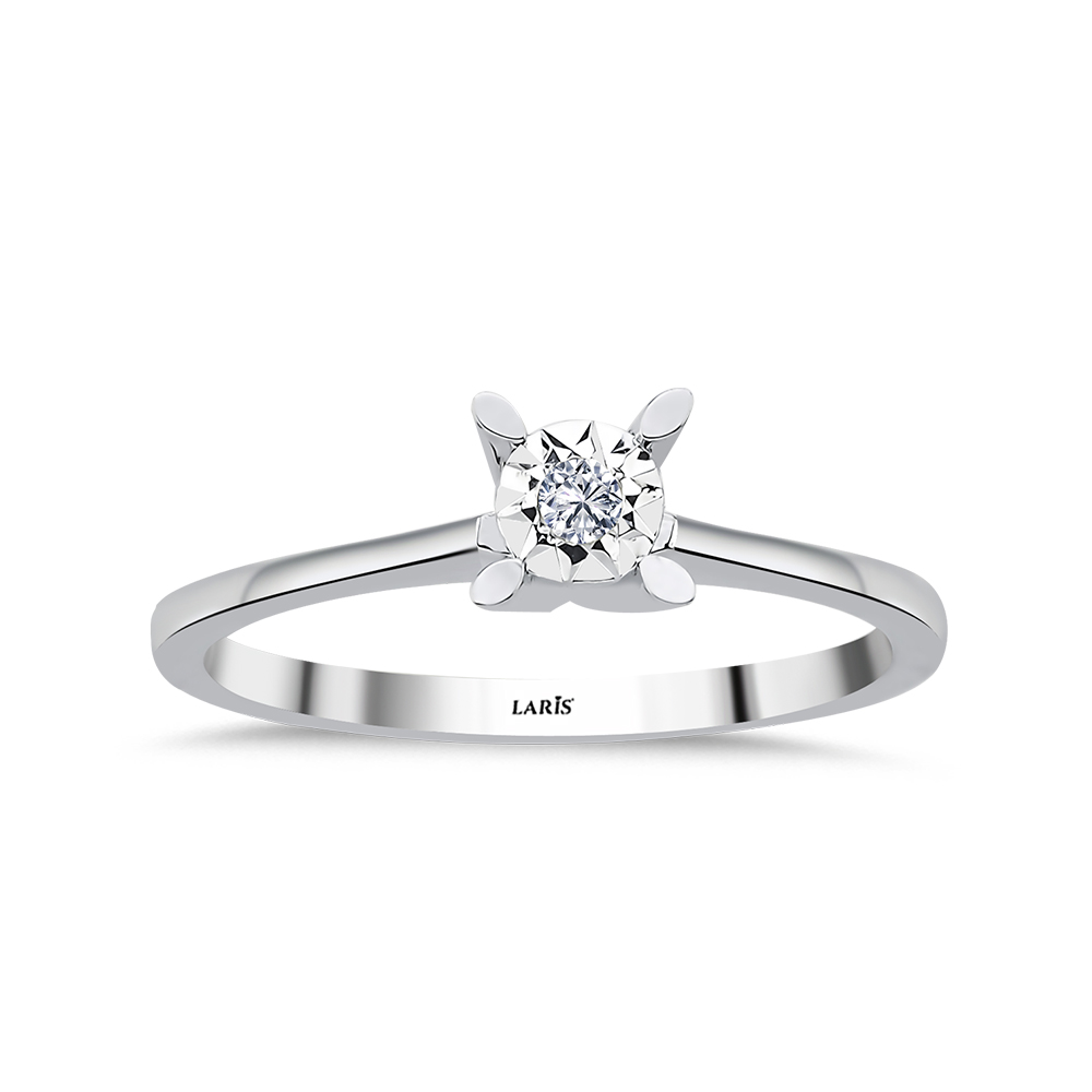 0,30 Karat görünümlü 0,03 Karat Efektli Serene Pırlanta Tektaş Yüzük - LP07677
