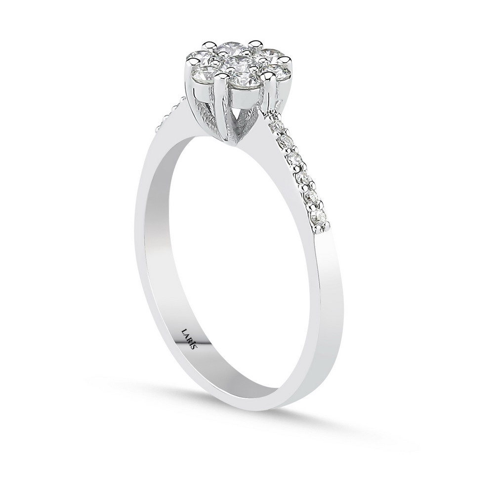 0,30 Karat Pırlanta Coronet Yüzük - LP12040