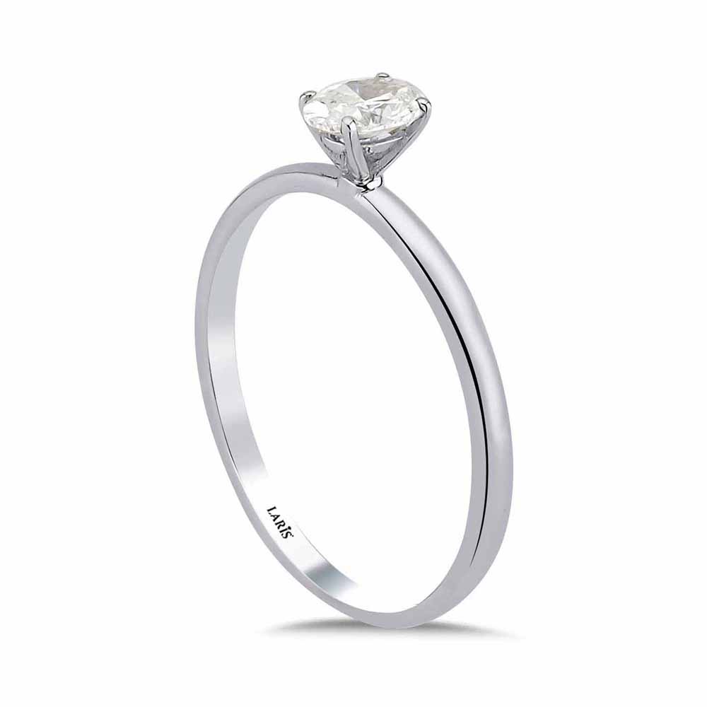 0.30 Karat Pırlanta Oval Tiffany Tektaş Yüzük - LP04215