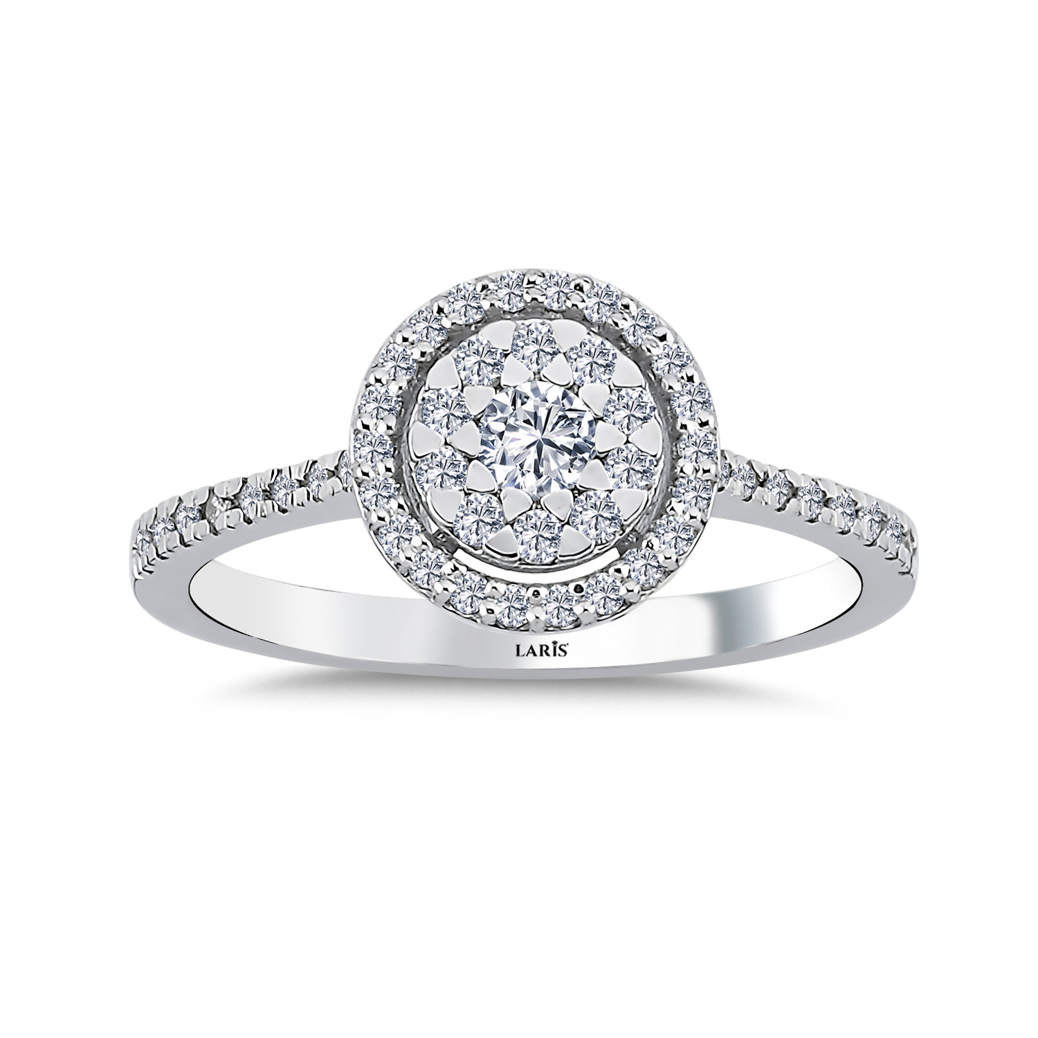 0.35 Karat Pırlanta Özel Tasarım Coronet Yüzük - LP03146