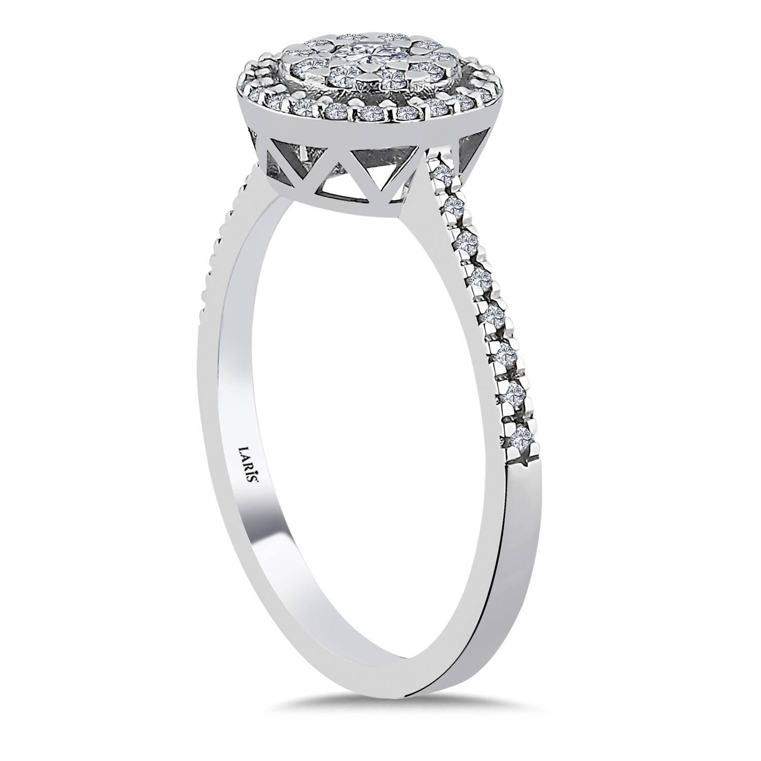 0.35 Karat Pırlanta Özel Tasarım Coronet Yüzük - LP03146