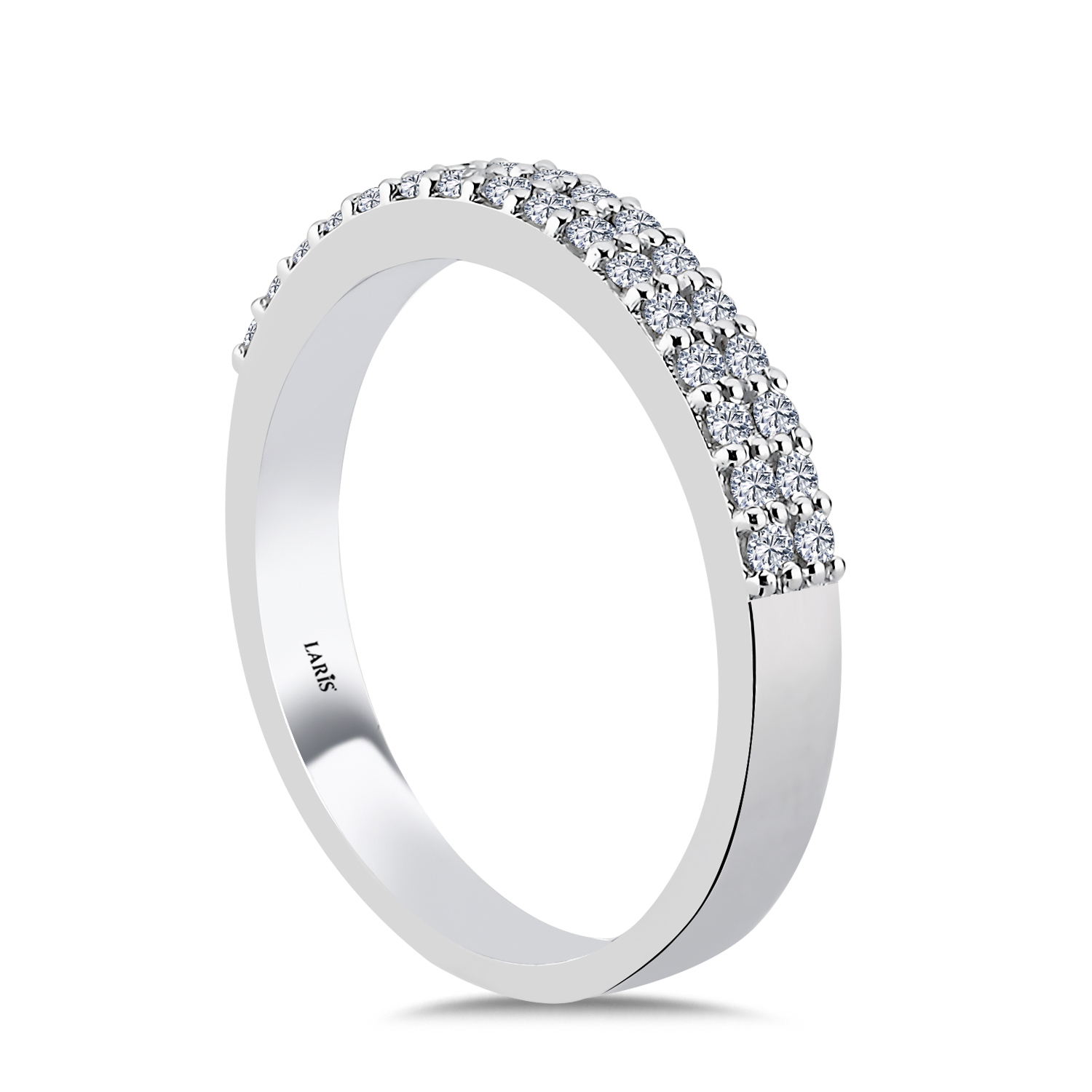 0.35 Karat Pırlanta Yarımtur Yüzük - LP06791