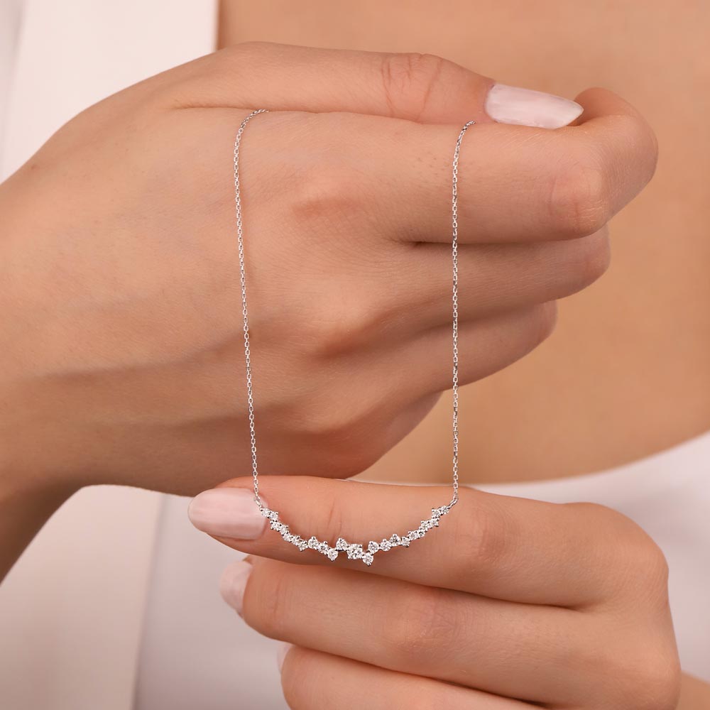 0,39 Karat Pırlanta Özel Tasarım Fantezi Kolye - LP03724