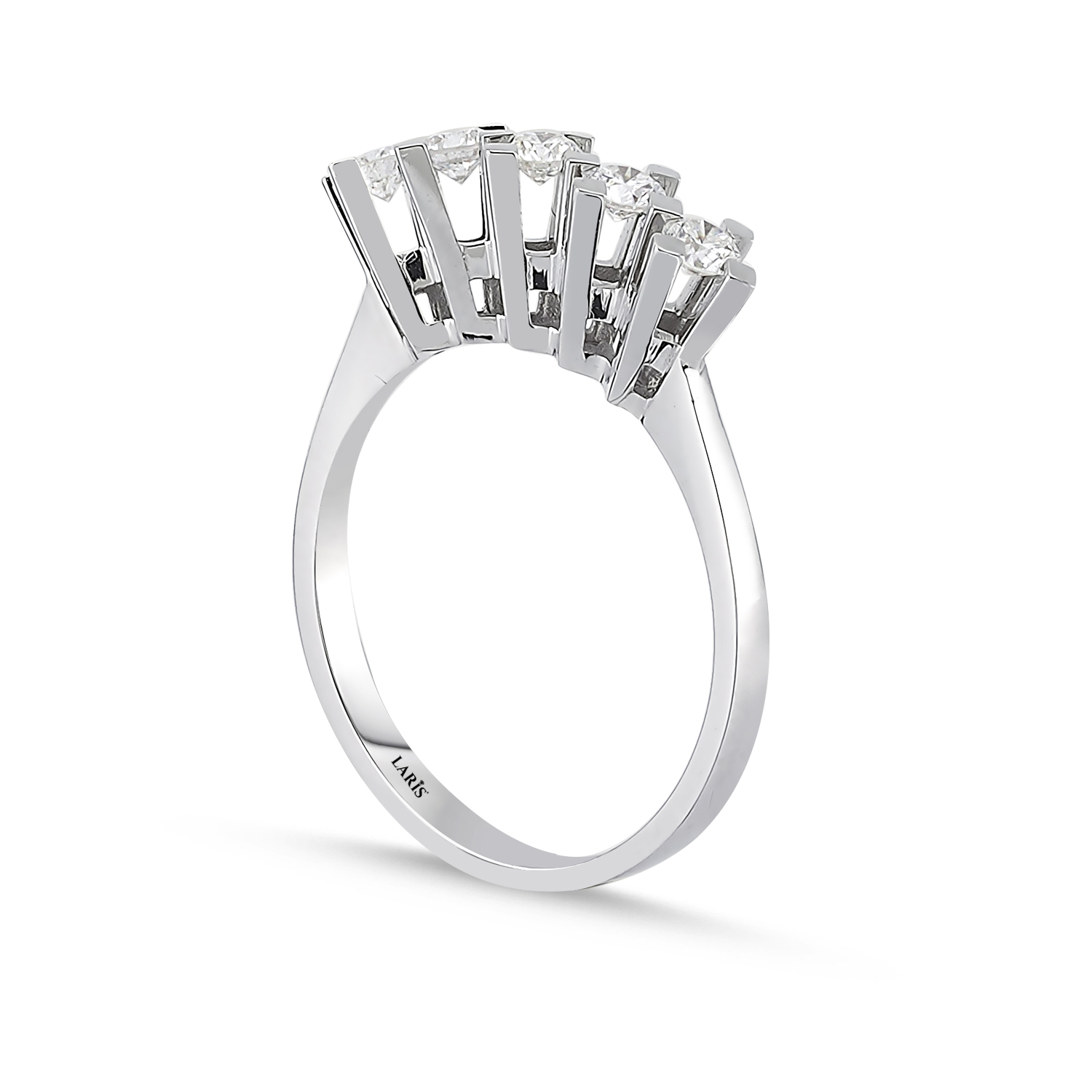 0,40 Karat Pırlanta Kare Tırnak Beştaş Yüzük - LP00116