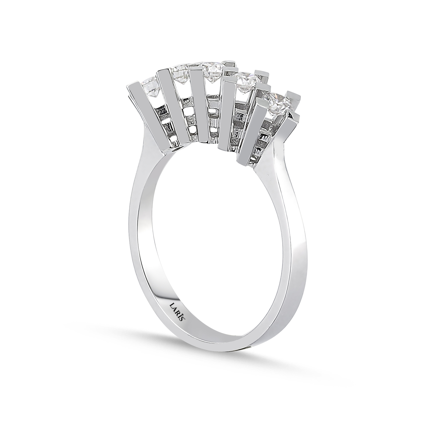 0,40 Karat Pırlanta Kare Tırnak Beştaş Yüzük - LP00133