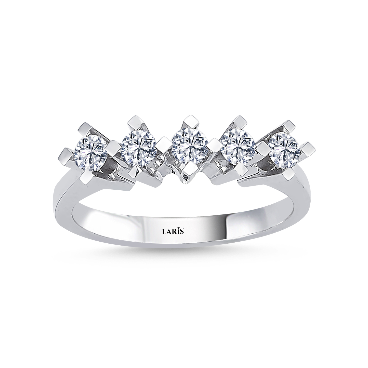 0.40 Karat Pırlanta Kare Tırnak Beştaş Yüzük - LP00050