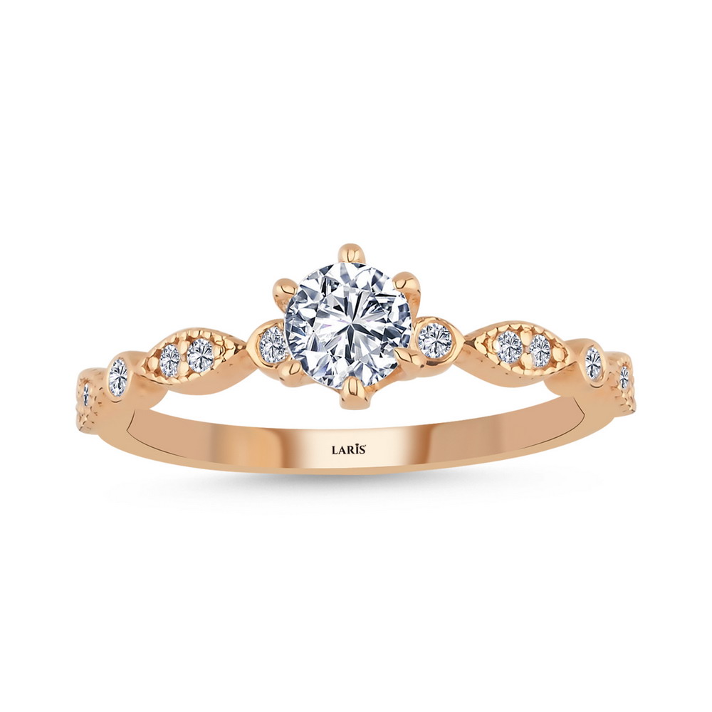 0,40 Karat Pırlanta Özel Tasarım Vintage Yüzük - LP09282