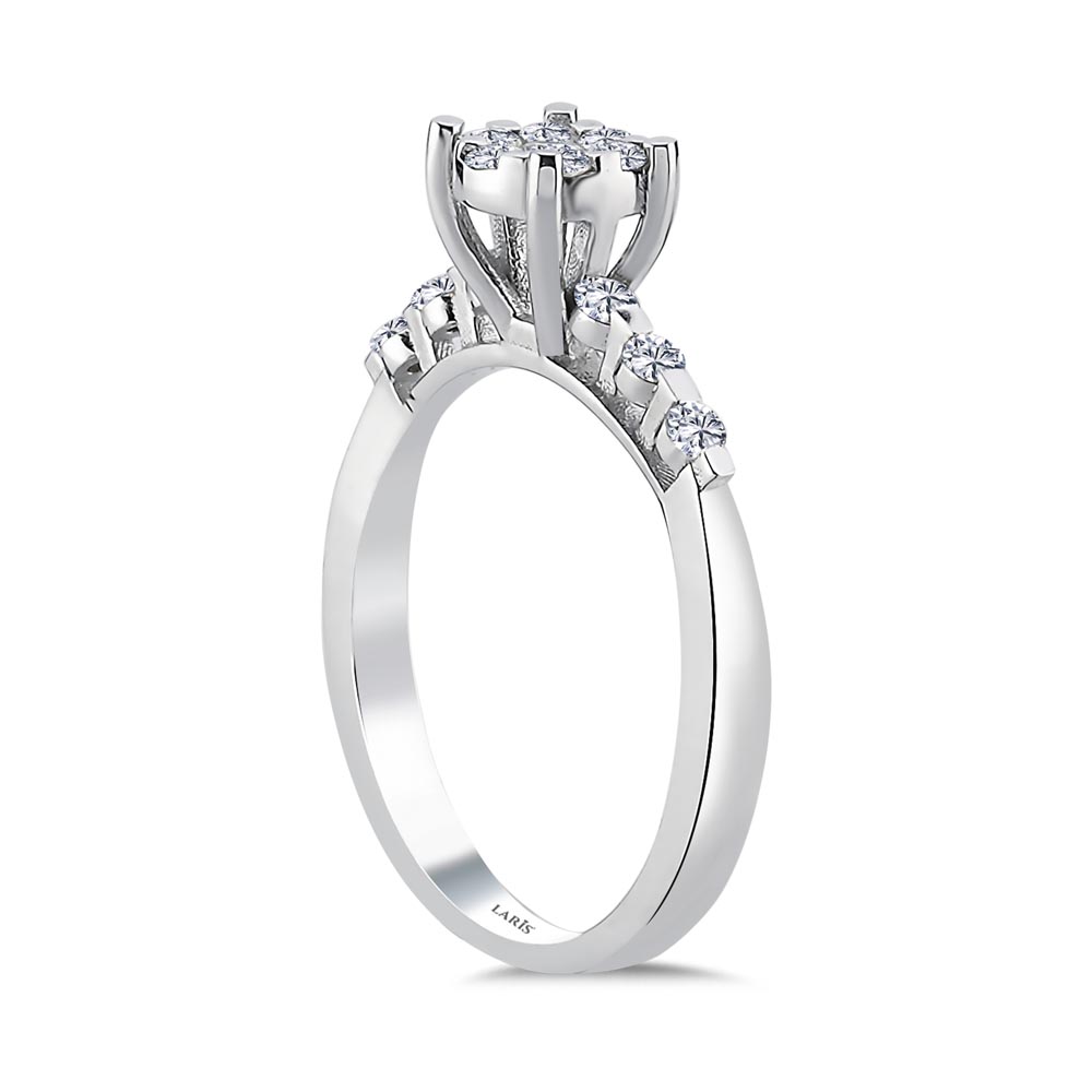 0,41 Karat Pırlanta Coronet Yüzük - LP11041