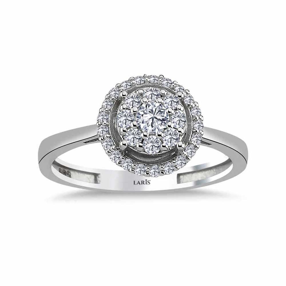 0,41 Karat Pırlanta Coronet Yüzük - LP08129