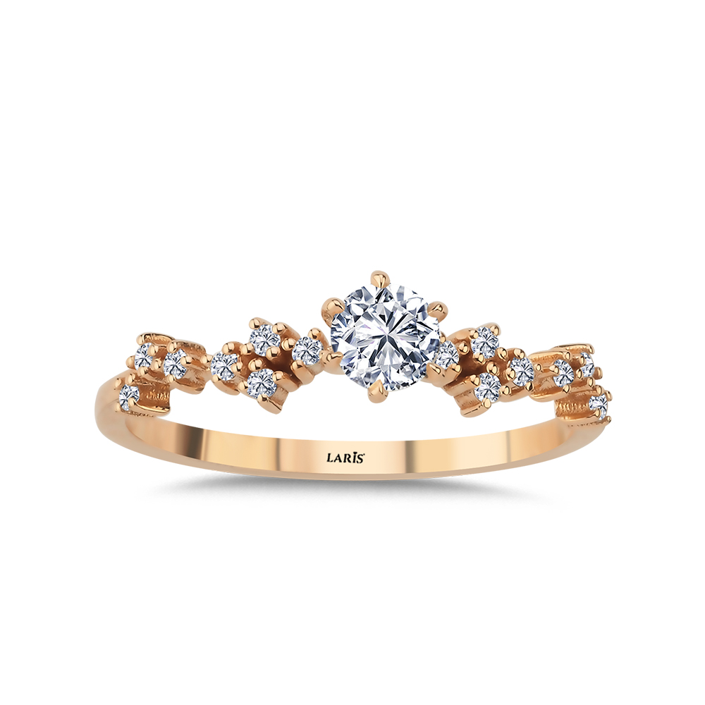 Özel Tasarım Yüzükler 0,41 Karat Pırlanta Gloire Vintage Tasarım Yüzük - LP09599