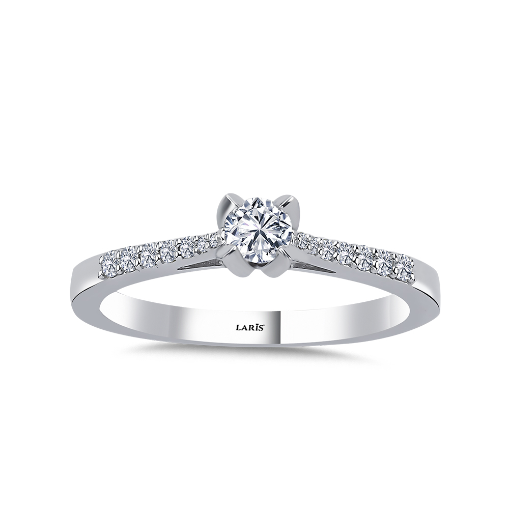 0,41 Karat Pırlanta Precious Tasarım Tektaş Yüzük - LP10586