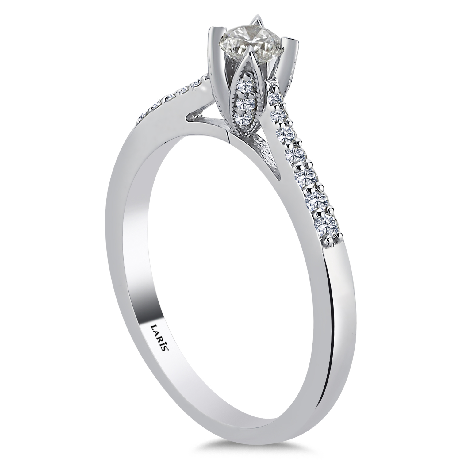 0,41 Karat Pırlanta Precious Tasarım Tektaş Yüzük - LP10586