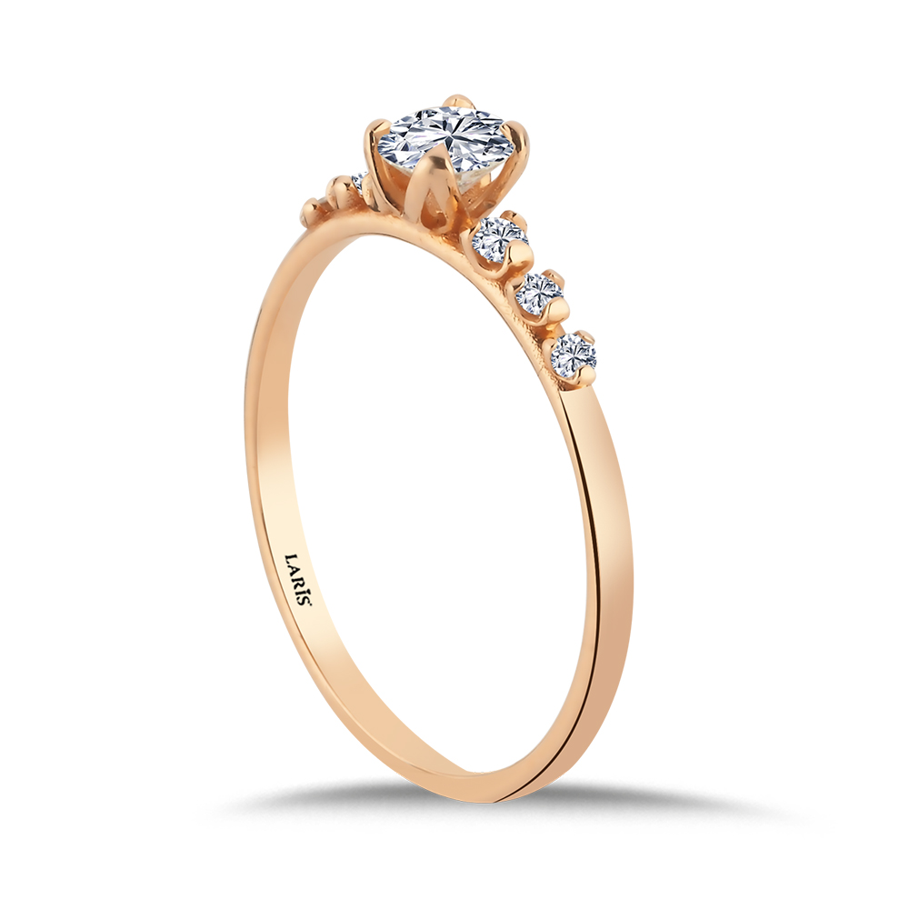 Özel Tasarım Yüzükler 0,43 Karat Pırlanta Glimara Vintage Yüzük - LP06164