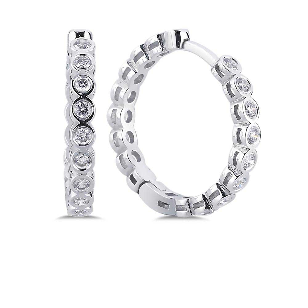 0,44 Karat Pırlanta Halka Küpe - LP08228