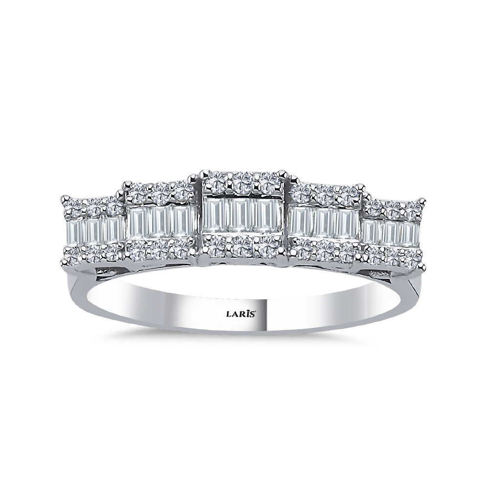 0,45 Karat Pırlanta Beştaş  Eternel Baget Yüzük - LP06309