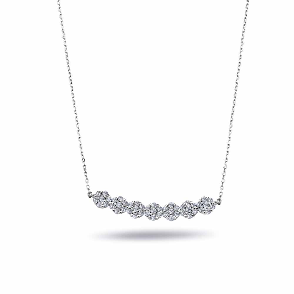 0,45 Karat Pırlanta Coronet Kolye - LP09612