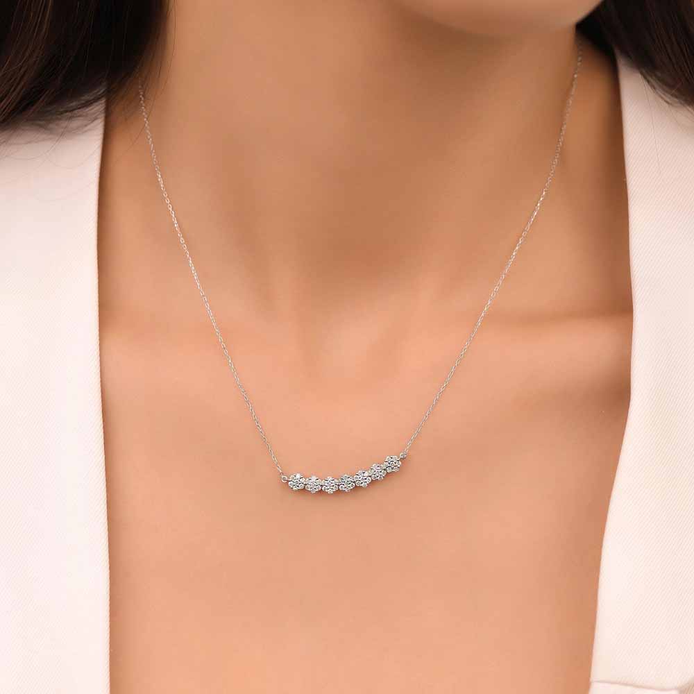 0,45 Karat Pırlanta Coronet Kolye - LP09612