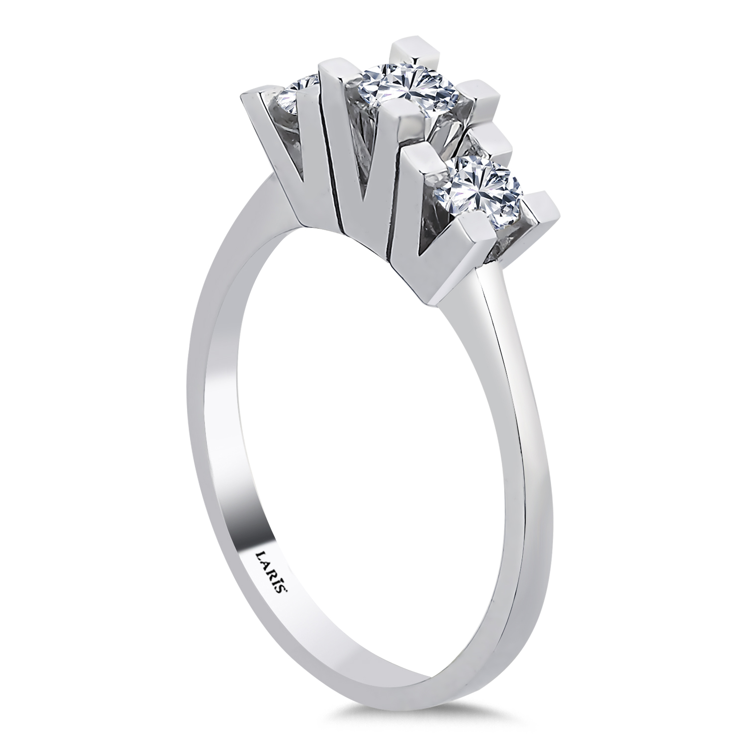 0,45 Karat Pırlanta Tria Tasarım Yüzük - LP06562