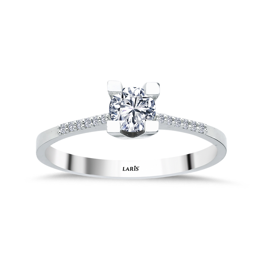 0,47 Karat Kolları Taşlı Stellar Pırlanta Yüzük - LP11538