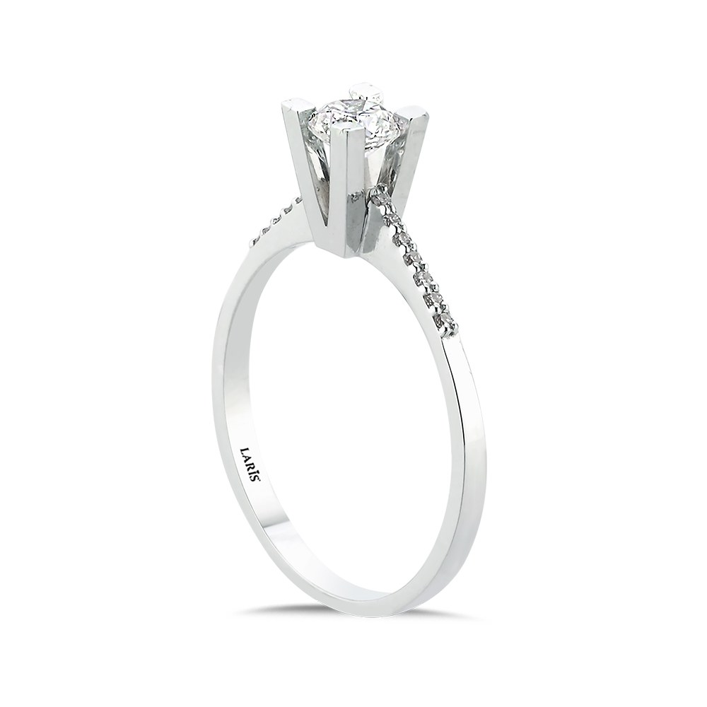 0,47 Karat Kolları Taşlı Stellar Pırlanta Yüzük - LP11538