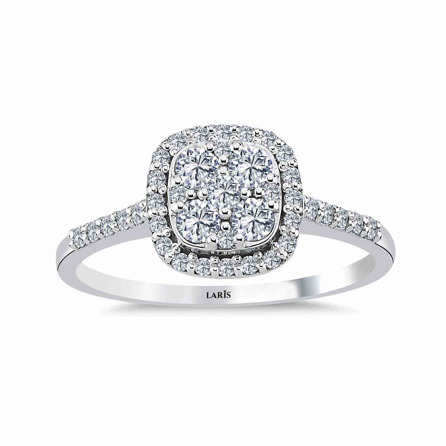 0.49 Karat Pırlanta Daisy Coronet Yüzük - LP11857