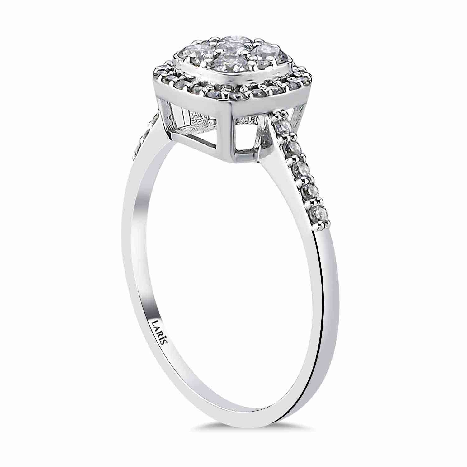 0.49 Karat Pırlanta Daisy Coronet Yüzük - LP11857