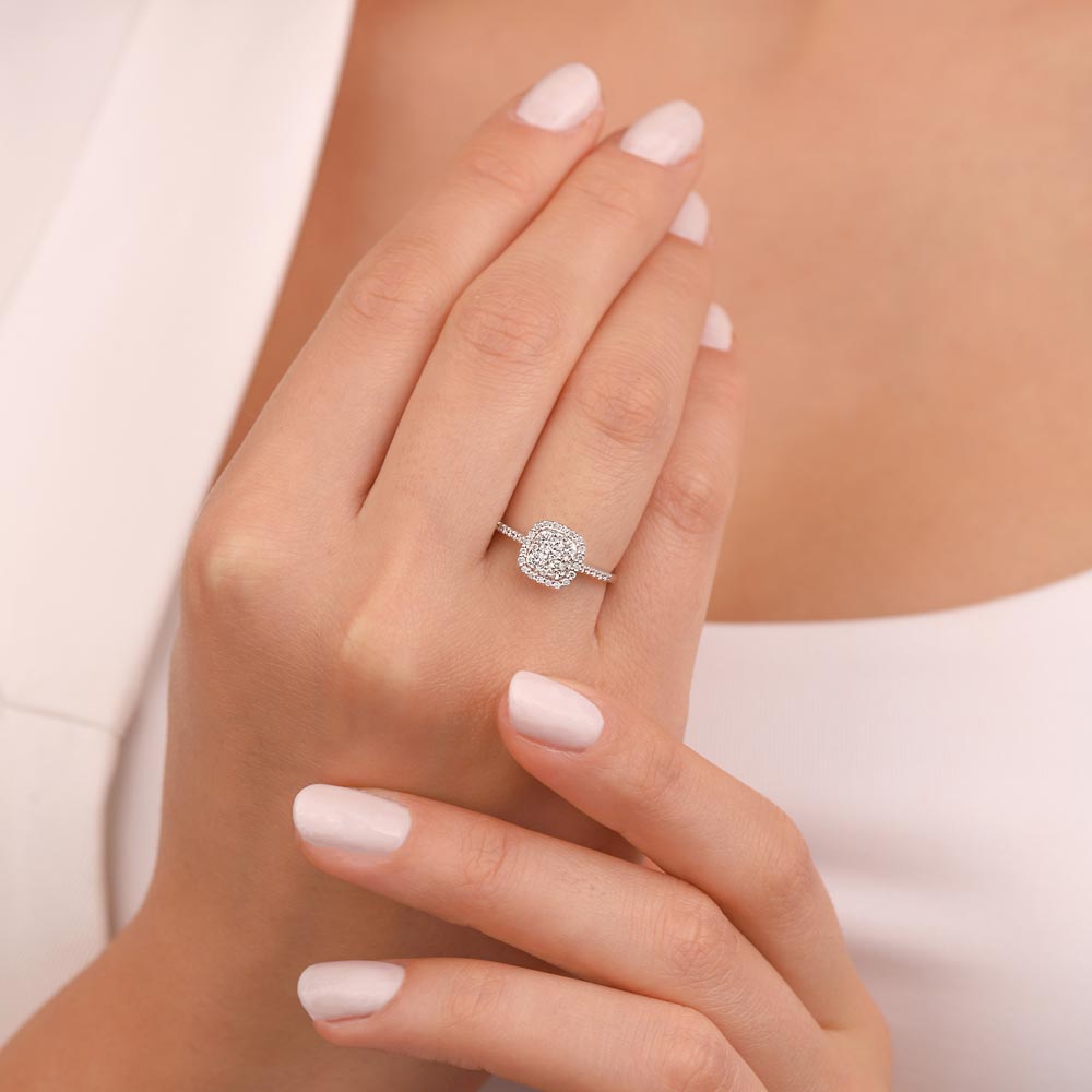 0.49 Karat Pırlanta Daisy Coronet Yüzük - LP11857