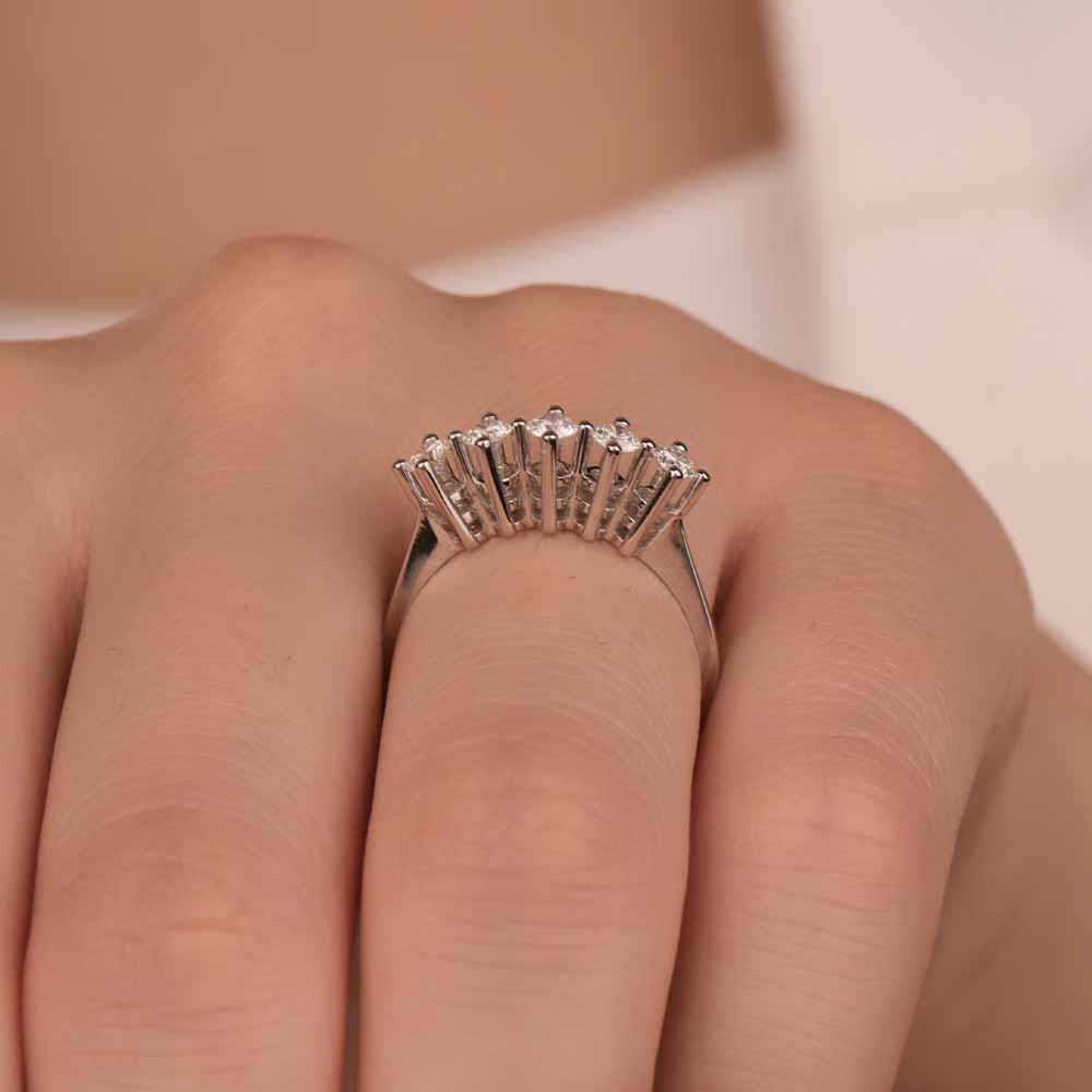 0,50 Karat Pırlanta Beştaş Yüzük - LP05960