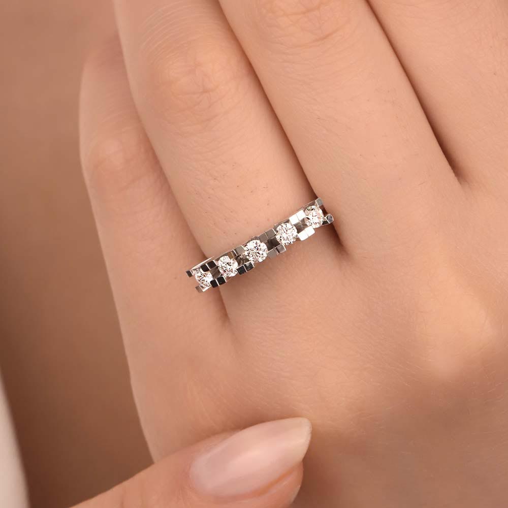 0.50 Karat Pırlanta Beştaş Yüzük - LP06739