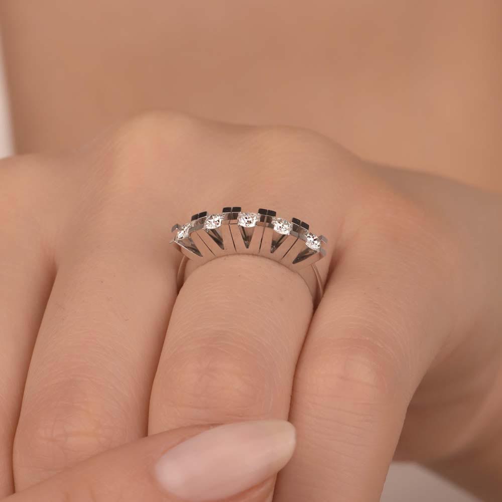 0.50 Karat Pırlanta Beştaş Yüzük - LP06739